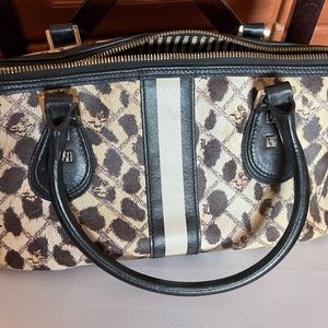 Vintage L.A.M.B leopard satchel